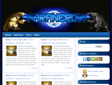 Tablet Screenshot of paranerdia.com.br